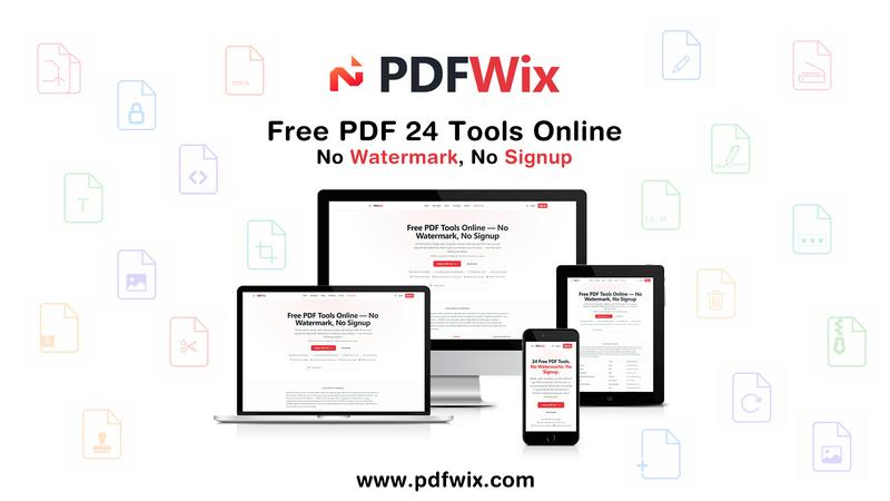 PDFWix screenshot